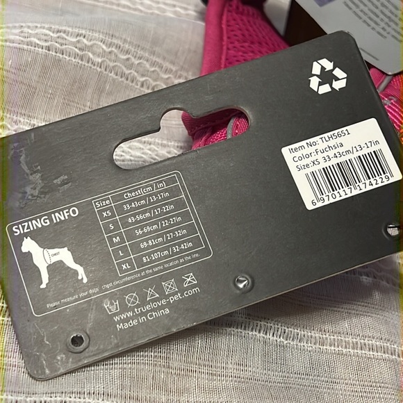 NWT  TRUELOVE OUTDOOR PET HARNESS ~ SIZE XS - Picture 5 of 5